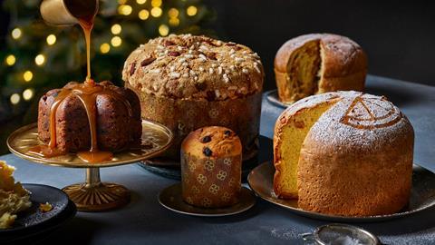 Tesco Christmas panettone range