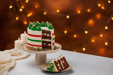 Patisserie Valerie Candy Cane Hot Chocolate Cake