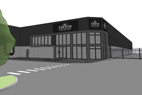 Tiffin Sandwiches new factory in Bradford - artist sketch - 2100x1400