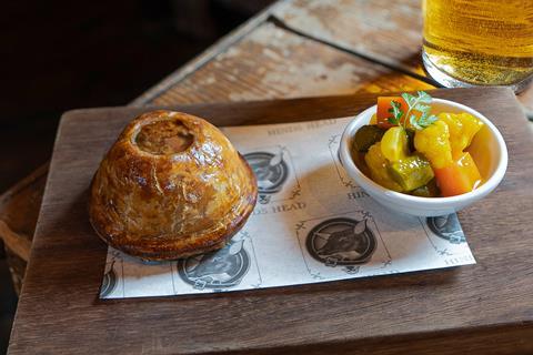 The Hind's Head - Pork Pie with Piccalilli - 2100x1400