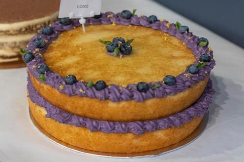 Yuzu & Blueberry Cake from Bread Source