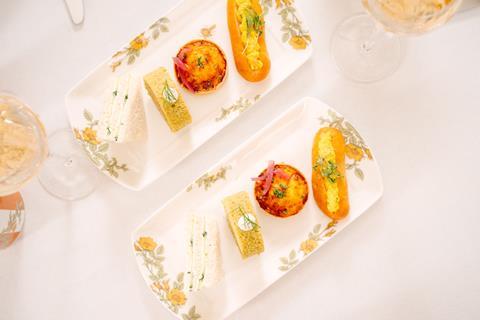 Pennyhill Park afternoon tea 2025 - sandwiches and savouries
