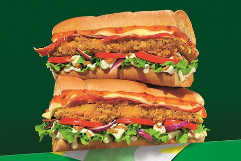 Subway - Breaded Chicken Sub - 2100x1400