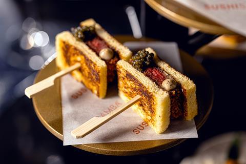 SushiSamba wagyu steak sando