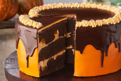 Chocolate and Orange Autumnal Cake - Dawn Foods