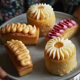 A selection of pretty little cakes