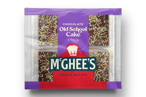 McGhee's Bakery - Chocolate Old School Cake packshot - 2100x1400