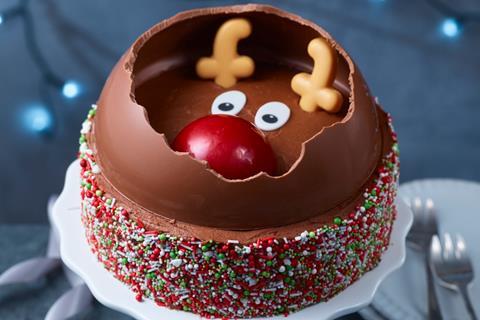 Asda Double Smash Reindeer Cake