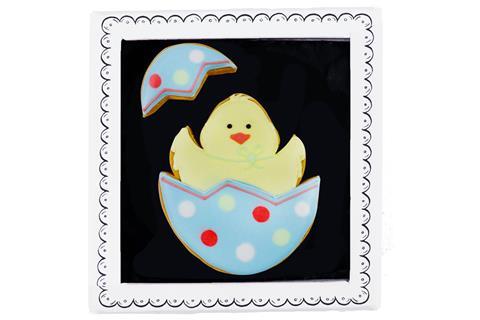 Easter Chick Letter Box   Biscuiteers 2100x1400