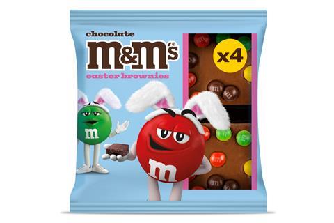 Chocolate M&Ms Easter Brownies  2100x1400