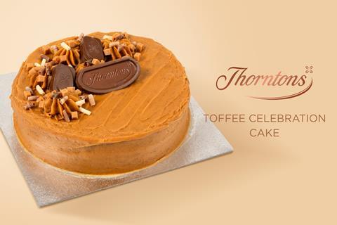 Thorntons Toffee Celebration Cake  2100x1400