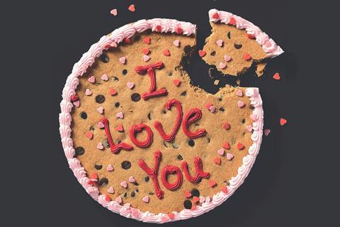 Asda Giant 'I Love You' Cookie - 2100x1400