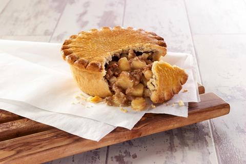 Meat & Potato pie from Wrights Food Group