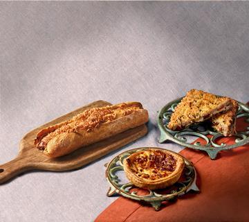 Halloumi & Red Pepper Croque with Hot Honey, Paul