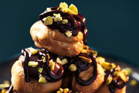 Asda pistachio profiteroles