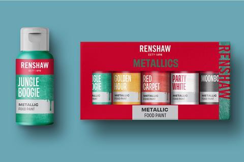 Renshaw metallic food paints