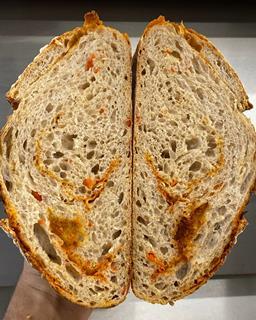 Sourdough Dave - Vintage Cheddar, Jalapeño, and N’duja Loaf - 1200x1400