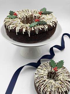 Vanilla Pod Bakery Brownie Wreath