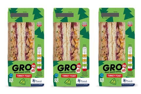 GRO  vegan no turkey sandwich