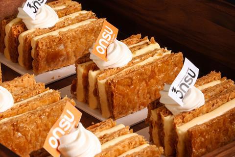 Onsu - Salted Egg Yolk Mille Feuille - 2100x1400