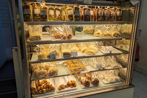 A selection of baked goods inside a display unit at Chinatown Bakery's Newport Place shop  - British Baker  2100x1400  2100x1400