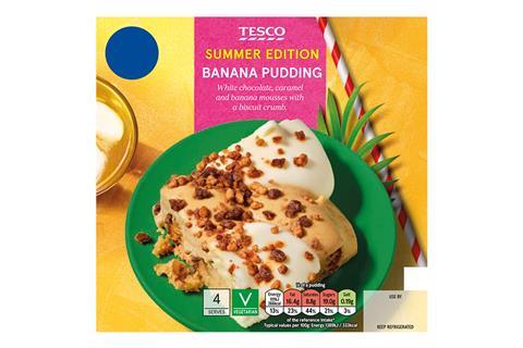 Tesco Banana Pudding