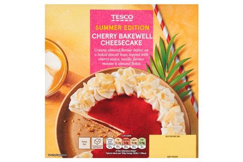Tesco Cherry Bakewell Cheesecake