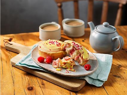 Tesco Jam Trifle Buns