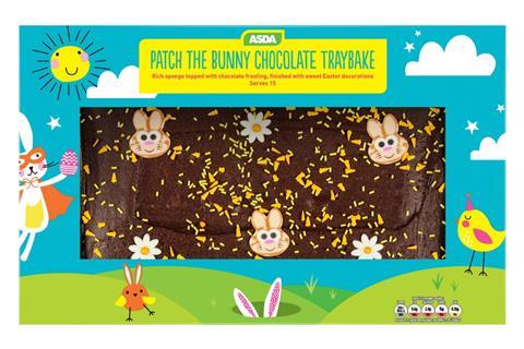 Asda Patch the Bunny Chocolate Traybake   2100x1400