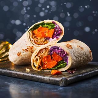 M&S Christmas 2024 Very Merry Veggie Roast Wrap   1080x1080