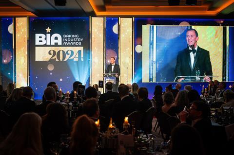 Scott Mills welcomes guests to the 2024 Baking Industry Awards