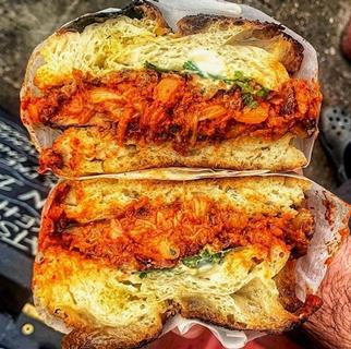 Chatsworth Bakehouse Kimchi Faceplant Sandwich