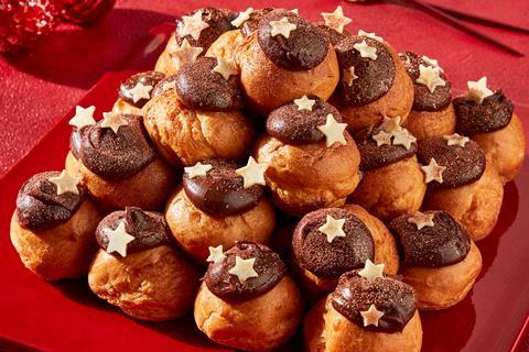 Morrisons Salted Caramel Profiteroles