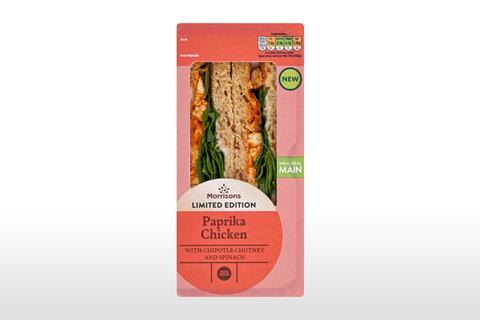 Morrisons Limited Edition Paprika Chicken Sandwich 2100x1400