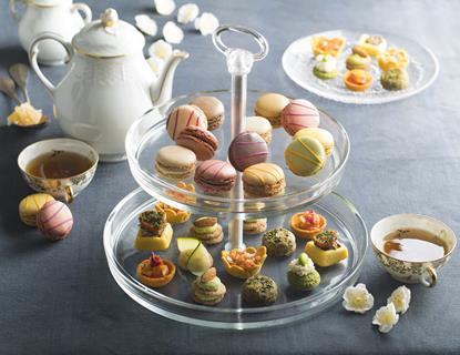 Hi-res Med Afternoon tea - Tipiak Macarons & Vegan Cocktail Selection lscape