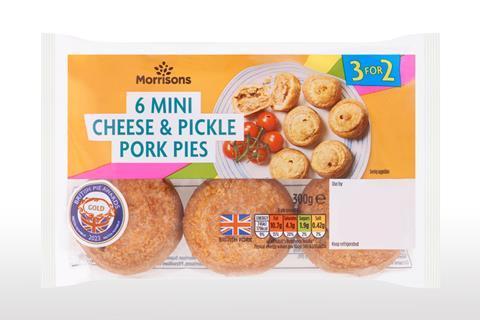 Morrisons Cheese and Pickle Pork Pies 2100x1400