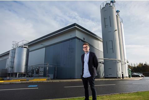 Geary's Bakeries - Jason Geary outside his Glenfield new site in Leicester