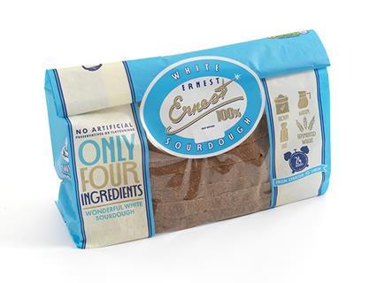 Brace's Bakery - Ernest 100% Sourdough White pack