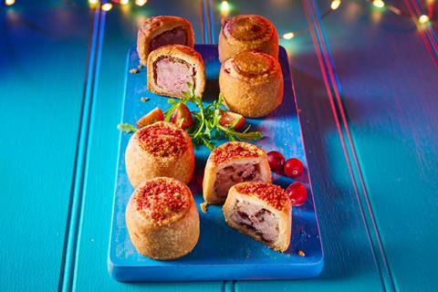 Festive Pork Pies - Co-op Christmas 2023 range 2100x1400