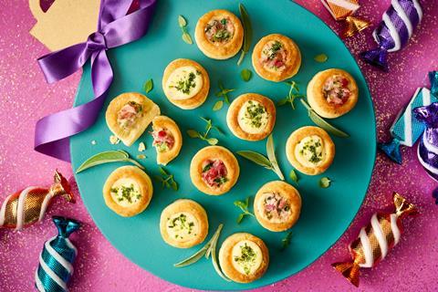 Pioneer Crunch Vol-au-vents  -  Co-op Christmas 2023 range  2100x1400