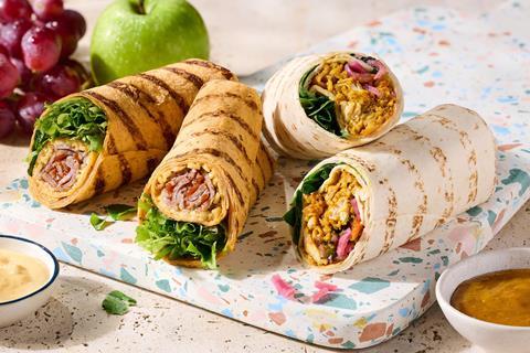 Co-op - Cheeseburger Wrap and Gunpowder Chicken Wrap - 2100x1400