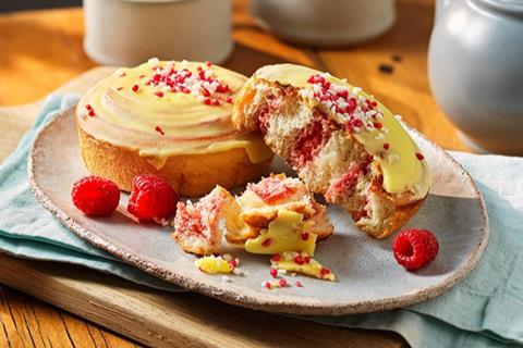 Tesco Jam Trifle Buns