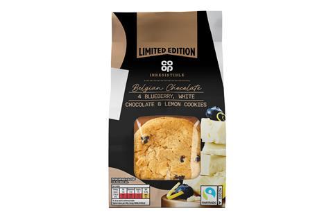 Co-op - Blueberry, Lemon and White Choc Cookies - 2100x1400