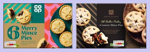 Mice Pies -Co-op Christmas 2023 range  2000x700