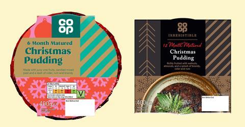 Christmas Puddings - Co-op Christmas 2023 range  2043x1063