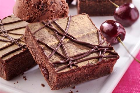 Irresistible Dark Chocolate & Sour Cherry Brownies, 2s_140g