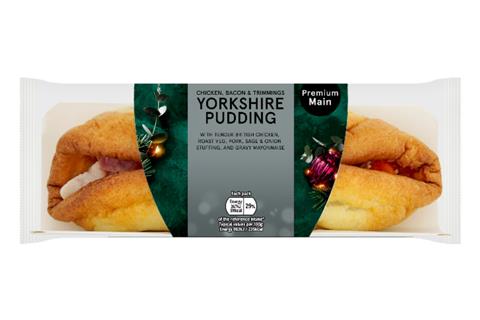 Tesco Finest Chicken, Bacon & Trimmings Yorkshire Pudding Wrap - 2100x1400