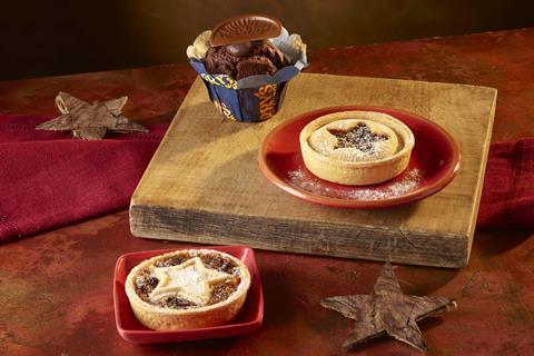 All Butter Mince Pie, gluten Free Mince Tart and Terry's Chocolate Orange Muffin_Costa Coffee 2024