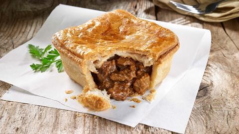 Wrights Steak and Ale Square Pie