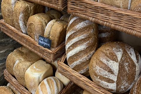 Loaves of bread at Breadalbane Bakery
